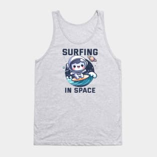 Surfing in Space - Astronaut Tank Top